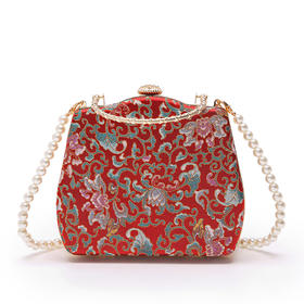 芭芭拉中国风晚宴方形手袋