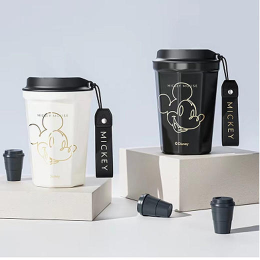 GERM格沵迪士尼保温杯米奇菱形咖啡杯新款杯子男女生高颜值随行水杯 商品图1