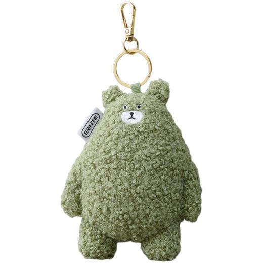 ERNTE昂特高级感绿色小熊钥匙扣玩具熊毛绒玩具挂件送女友礼物 商品图3