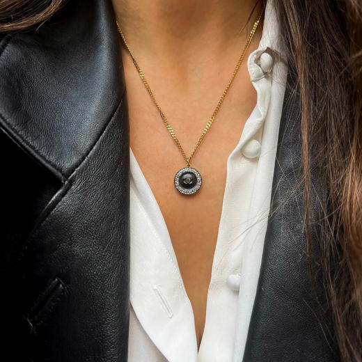 订购6周到｜Gigi Paris-Chanel-花冠 中古纽扣 项链［法国设计师］ 商品图0