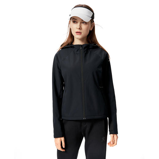 卡尔美运动训练梭织外套女士秋冬新款休闲开衫加绒上衣 商品图0