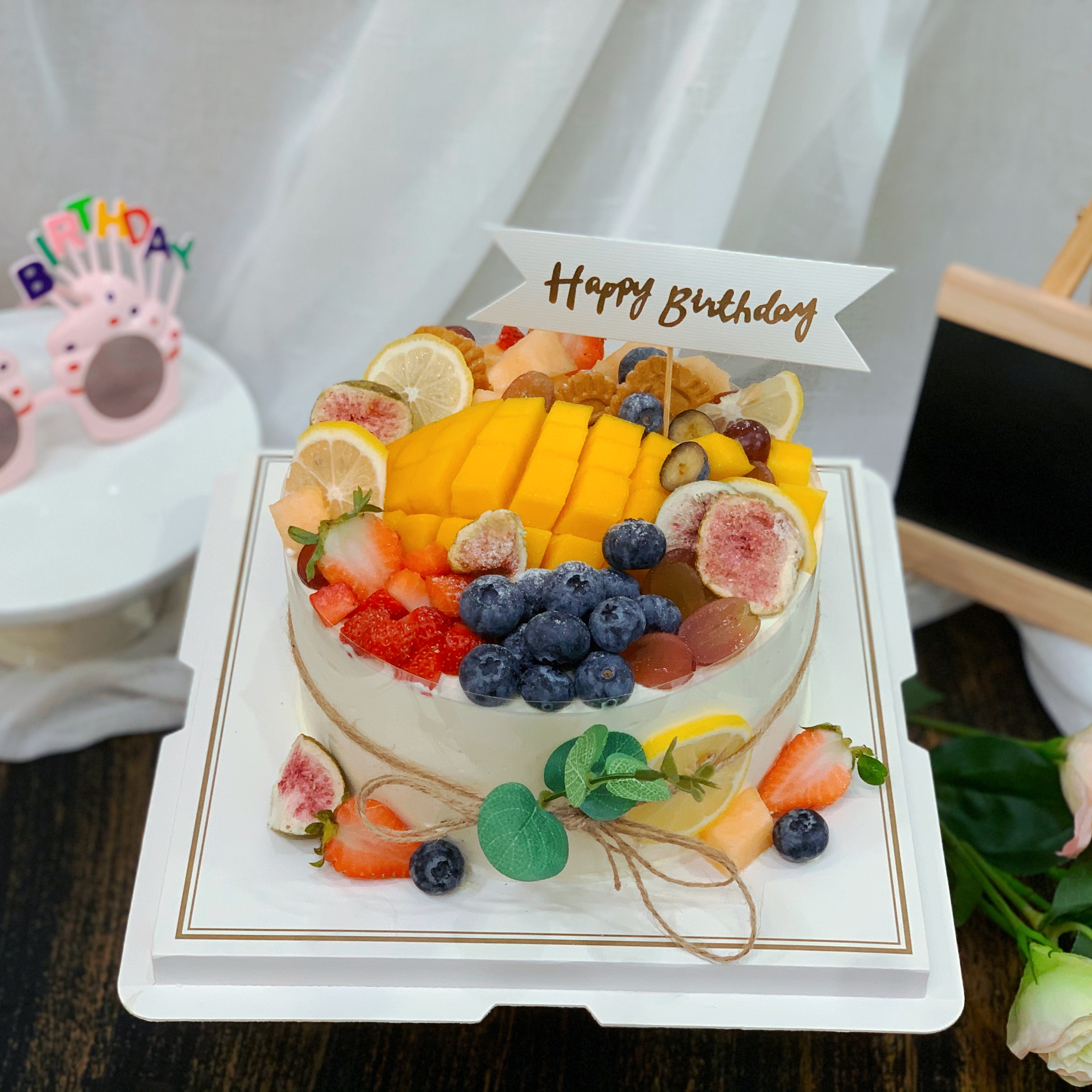 水果森林【夹心：哈密瓜＋芒果＋扁桃仁榛子酱】