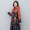 复古民族风，百搭大花时尚长款厚羽绒服HR-YIZX8321 商品缩略图7