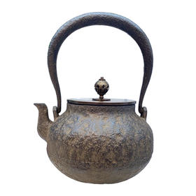 渡和堂铁壶手工铸铁壶煮水茶壶茶具适合老茶泡茶壶厚德载物1.0L