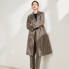 【经典千鸟格羊毛大衣】秋冬新品女士中长款羊毛大衣经纬咖啡各位毛呢外套 商品缩略图0