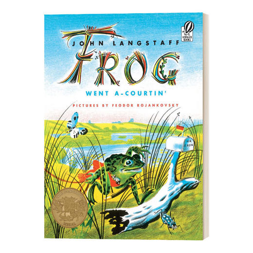英文原版 Frog Went A-Courtin 青蛙先生的婚礼 凯迪克金奖绘本 英文版 进口英语原版书籍 商品图0