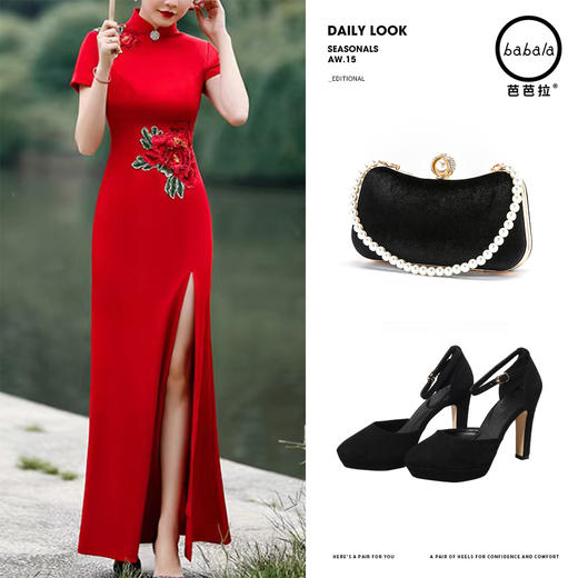 芭芭拉新款优雅改良旗袍 商品图3