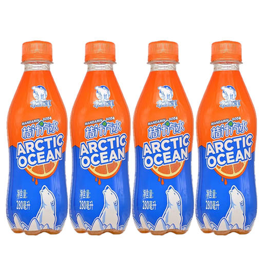 【5元4瓶】北冰洋瓶装桔汁汽水280ml（0400570） 商品图0