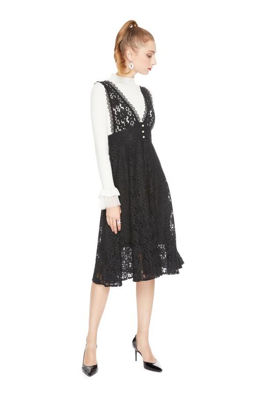 OCTAVIA 花朵镂空两件套连衣裙 5110 商品图3