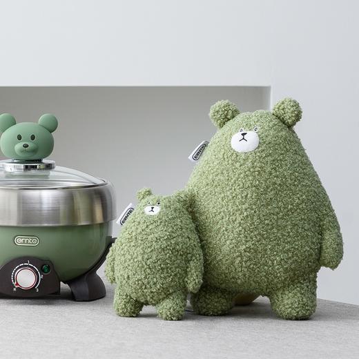 ERNTE昂特高级感绿色小熊钥匙扣玩具熊毛绒玩具挂件送女友礼物 商品图2