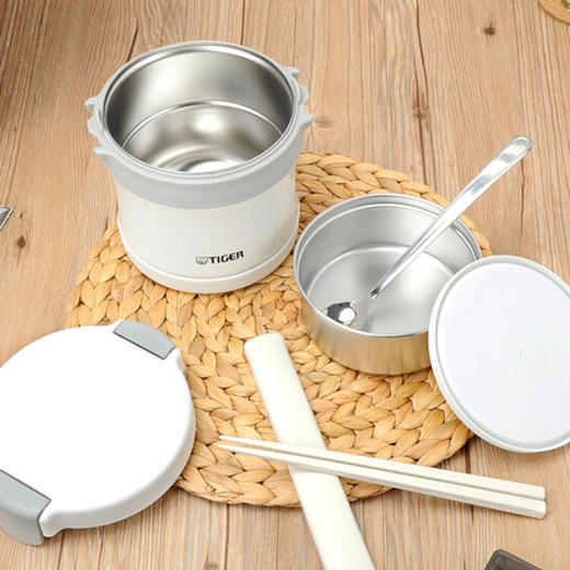 虎牌（TIGER） 便当盒  304不锈钢  2层  LXB-A10C 商品图4