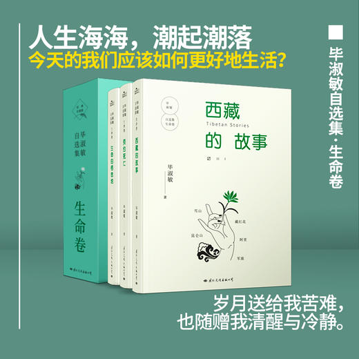 【现货】毕淑敏自选集3卷 心理卷+幸福卷+生命卷 商品图8