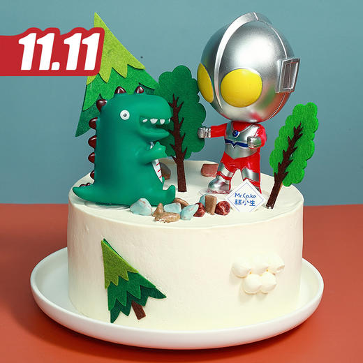 仅此一天秒杀【奥特曼】鲜奶蛋糕，每个孩子心中都有一个超级英雄（福州） 商品图0