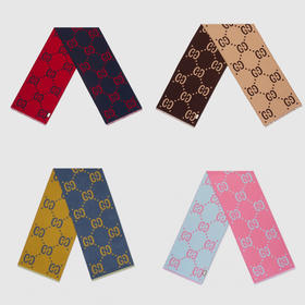 GG-J 双面羊毛真丝围巾