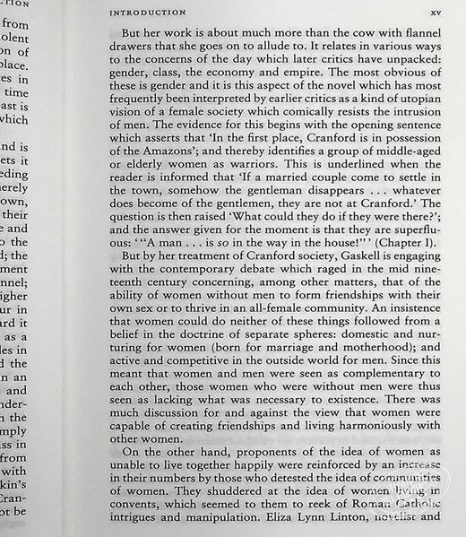 【中商原版】企鹅布面经典系列 克兰福镇 Cranford 英文原版 Elizabeth Gaskell 商品图4