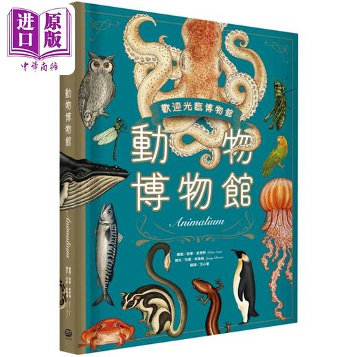 【中商原版】动物博物馆 ANIMALIUM 台版 Jenny Broom 自然科普 图鉴 儿童读物 精装大开本 商品图0