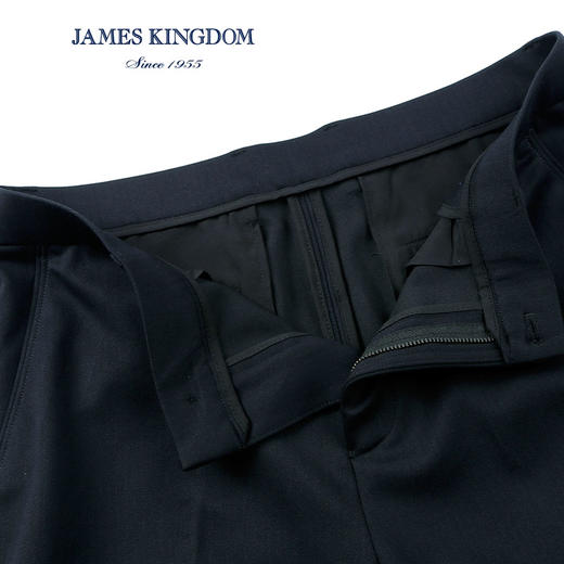 【秋冬商务大版型西裤】占姆士男士商务直筒西裤微弹保暖厚款 商品图4