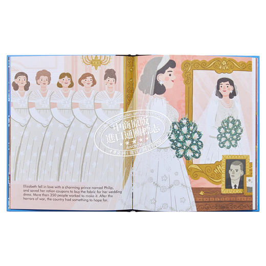 【中商原版】Little People Big Dreams Queen Elizabeth 英女王伊莉莎白二世 英文原版 精品绘本 历史人物故事 4-6岁 商品图7