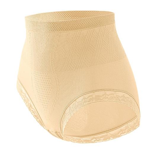 【新款独立袋装 性感高腰女内裤】新款高腰收腹内裤立体颗粒无缝艾草抵挡提臀按摩 商品图4