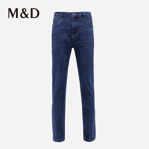 【菁英同款】名盾男士牛仔裤秋冬微弹纯棉修身时尚潮流长裤36V97 商品图0