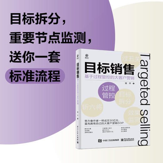 官方正版 目标销售 基于过程管控的大客户营销 帮助销售人员解决销售 基于客户的认知 设置目标规划和执行路径 越过关键节点取胜 商品图3