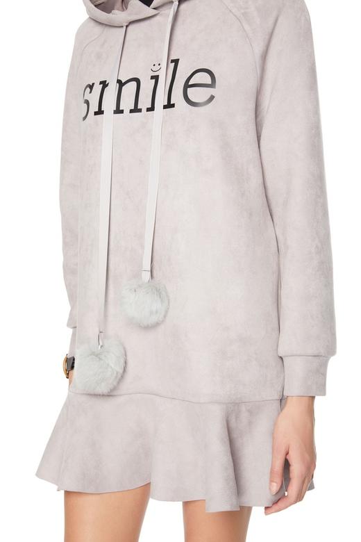 SUMMER & SAGE 荷叶摆连帽连衣裙 5062 商品图2