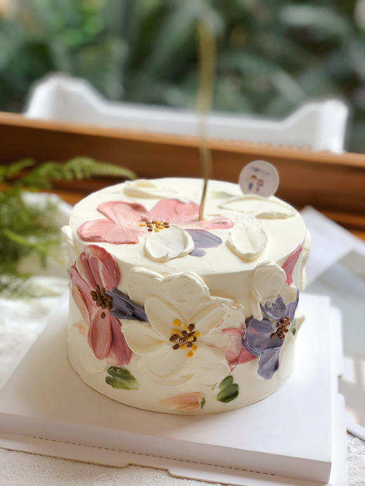 小清新花朵奶油蛋糕 下单前请仔细阅读商品详情 商品图1