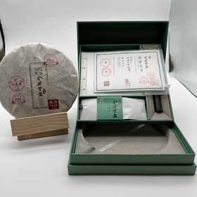 2022金奖营盘古树春饼头采349g礼盒（生普）