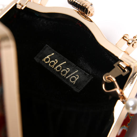 芭芭拉中国风晚宴方形手袋 商品图1