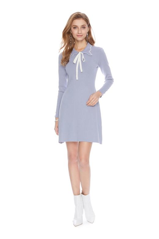 J+C 蝴蝶结系带连衣裙 4906 商品图0