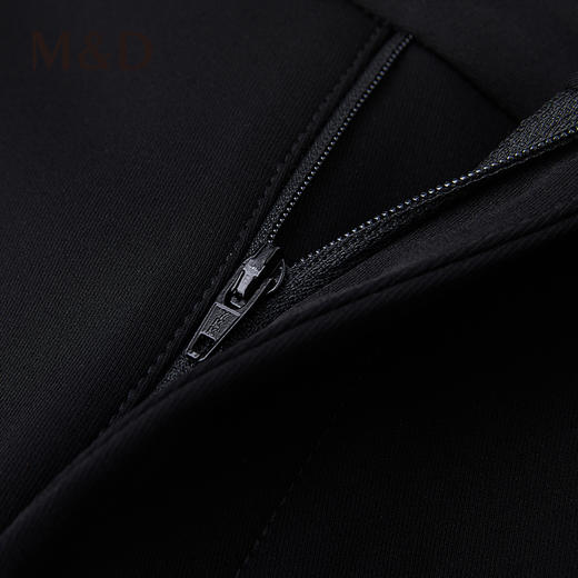 M&D/名盾秋冬新品商务男士纯色职业直筒裤休闲修身锥形长裤男 商品图2