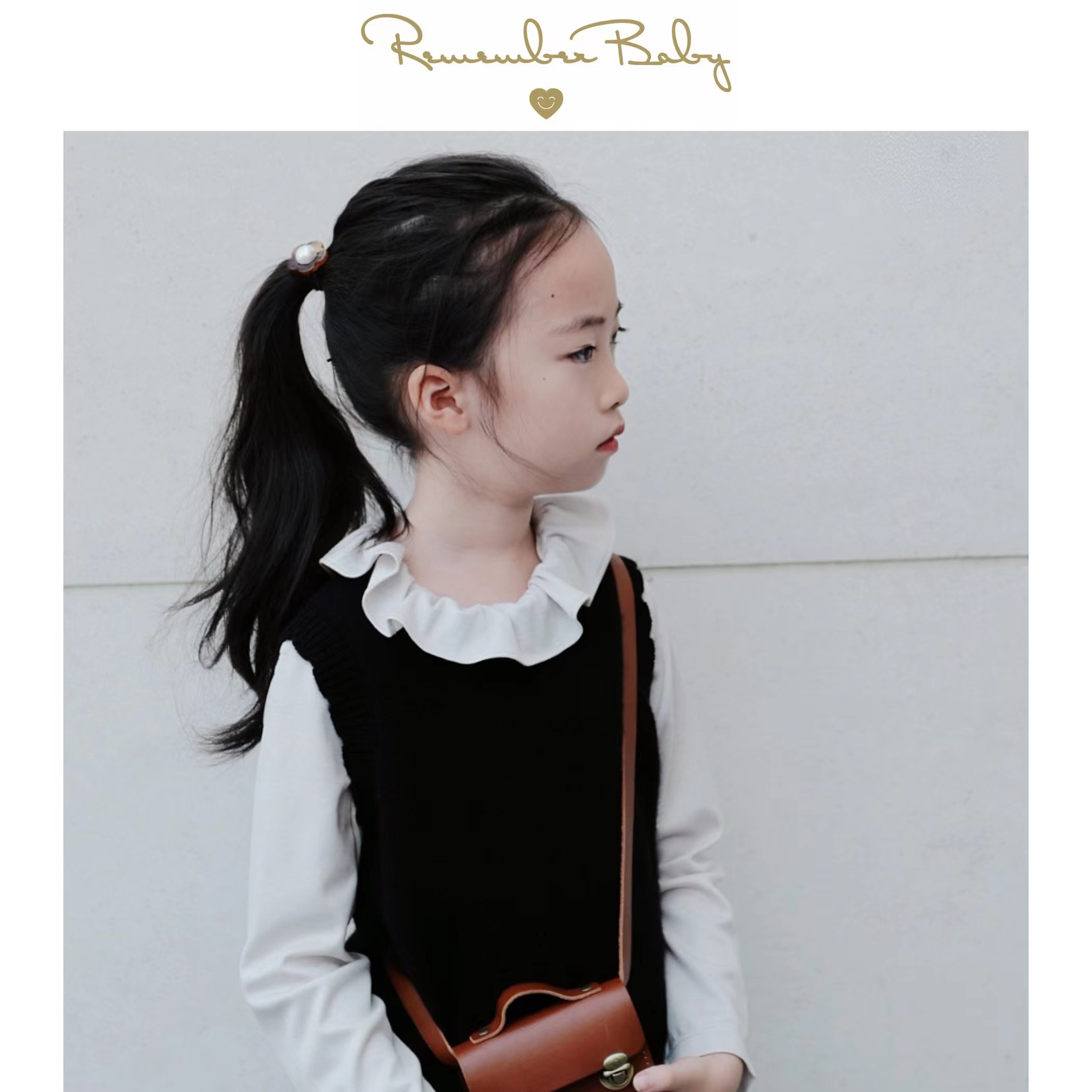 现货 / STARRY SKY | 康赛妮羊绒 BLINGBLING黑闪丝花边背心 亲子款