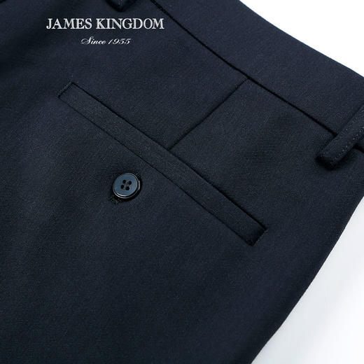 【秋冬商务大版型西裤】占姆士男士商务直筒西裤微弹保暖厚款 商品图2