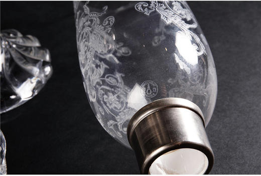 独角鹿西洋古董摆件法国巴卡拉storm lanterns款水晶烛台一对 商品图4