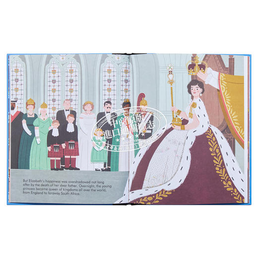【中商原版】Little People Big Dreams Queen Elizabeth 英女王伊莉莎白二世 英文原版 精品绘本 历史人物故事 4-6岁 商品图8