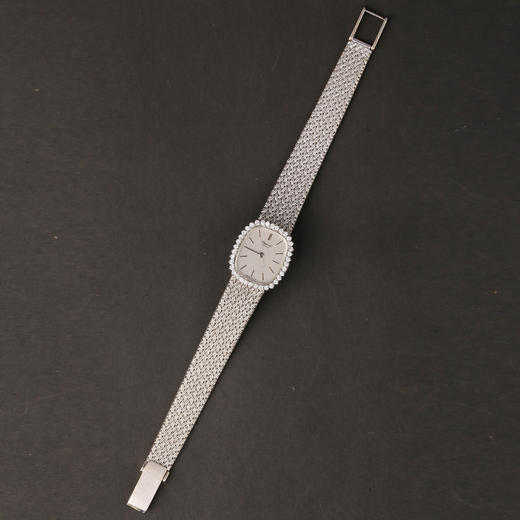 独角鹿西洋古董二手手表瑞士品牌18K金镶嵌钻石机械腕表女士手表 商品图4