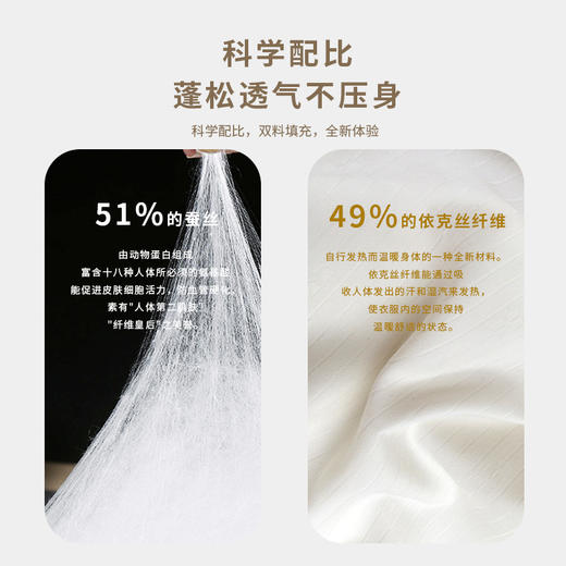 Roberto Vitaly 蚕丝子母被 200*230  51%蚕丝 49%依克丝 四季通用  柔软亲肤 亲肤透气 商品图1
