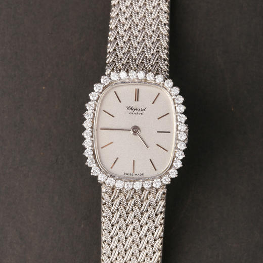 独角鹿西洋古董二手手表瑞士品牌18K金镶嵌钻石机械腕表女士手表 商品图0