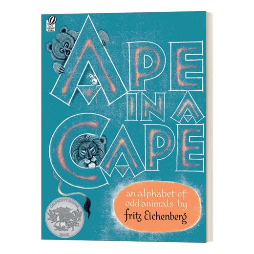 英文原版 Ape in a Cape 凯迪克银奖 廖彩杏书单推荐 少儿经典A-Z字母图画绘本 英文版 进口英语原版书籍 商品图1