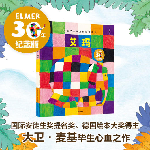 艾玛（花格子大象艾玛经典绘本） 3-6岁 德国绘本大奖得主大卫·麦基 著 儿童绘本 商品图1