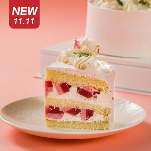 仅此一天秒杀新品【花若盛开】草莓布丁鲜奶蛋糕，不管何时，记得做自己，  最美的样子就是你盛开的那一刻（福州） 商品图2