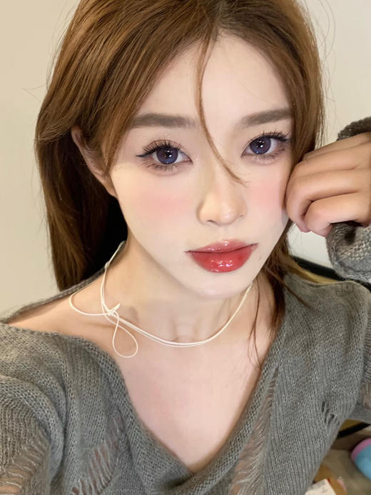 【年抛、大直径日抛】少女时代 oceangirl | 大直径14.5，着色13.9 | 【完整的选款色板在详情页内，同品牌多副更划算】紫色美瞳 商品图9