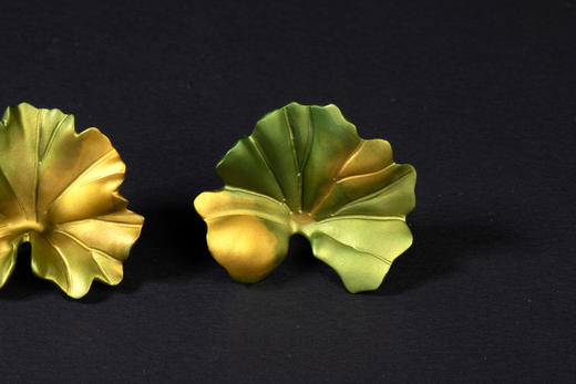 独角鹿西洋古董珠宝首饰法国珠宝设计大师JAR出品钛合金耳环一对 商品图3