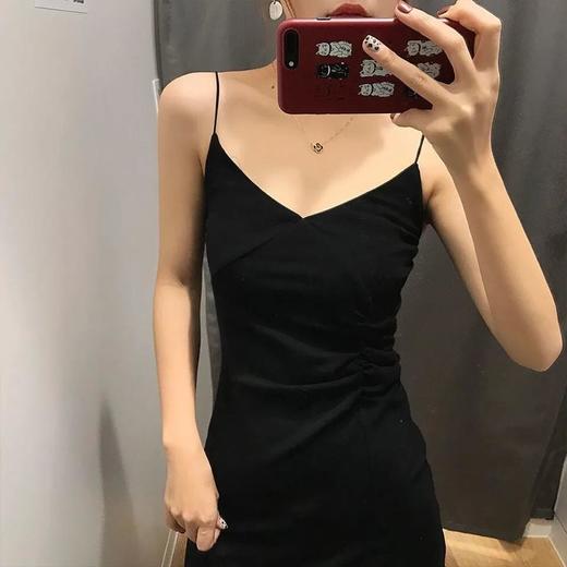 夜店蹦迪性感修身吊带长裙女无袖韩版开叉连衣裙春夏新款打底裙子 商品图1