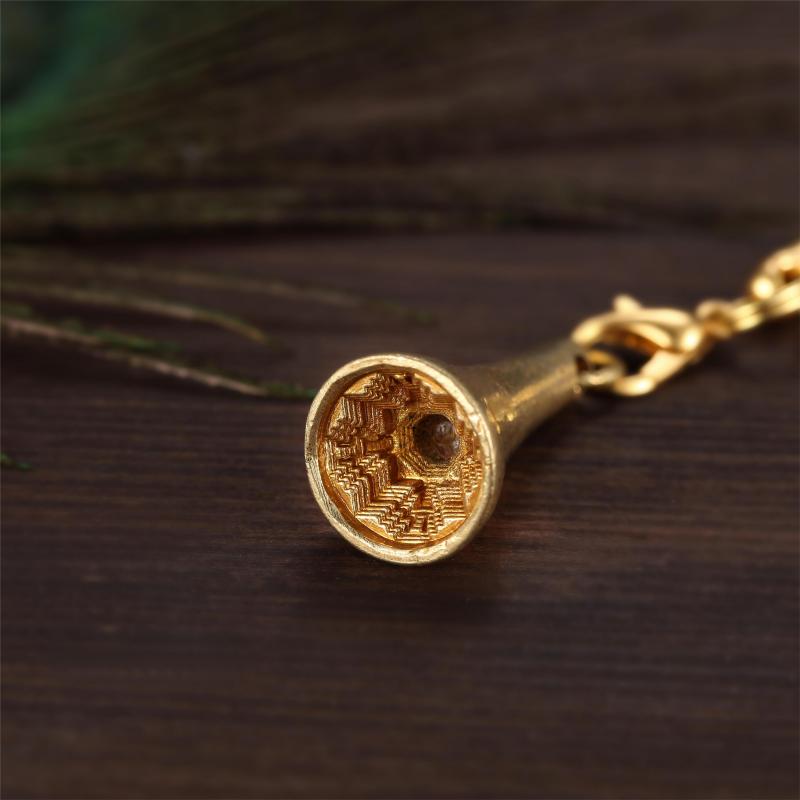 坛城擦擦 铜制 挂坠 配手机挂坠 醍醐原创设计