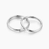 卡蒂罗菱爱情侣对戒一对纯银款戒指小众设计款2022年新款送男女友 商品缩略图2