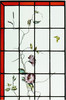独角鹿西洋古董Hubert Paris工坊花鸟飞蝶水边风景彩绘玻璃花窗 商品缩略图3