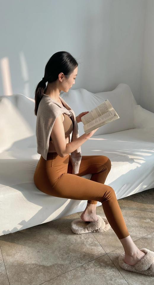 AddOne+1休闲时尚保暖羊毛披肩外搭 杏色/花驼色 商品图2