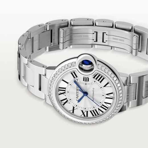 卡地亚 Cartier Ballon Bleu de Cartier 蓝气球腕表 33毫米 精钢 自动上链 W4BB0023 商品图2