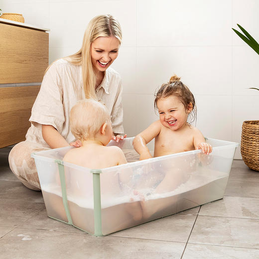挪威Stokke 标准版折叠式浴盆 + 初生婴儿浴架 婴儿宝宝浴盆 商品图0